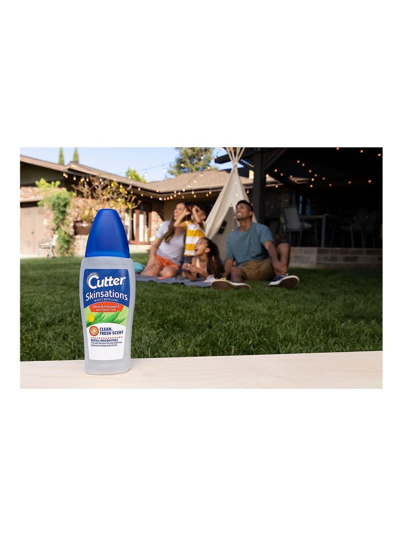 Cutter Skinsations Insect Repellent Mosquito Repellent Repels Mosquitoes 6 fl Ounce - Image 3