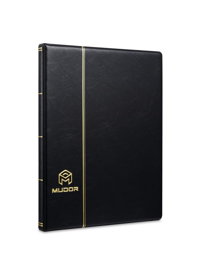 MUDOR MUDOR Stamp Collecting Album, 7 Rows Pockets Stamp Book for Collectors, 10 Sheets Stamp Stockbook  - Image 2