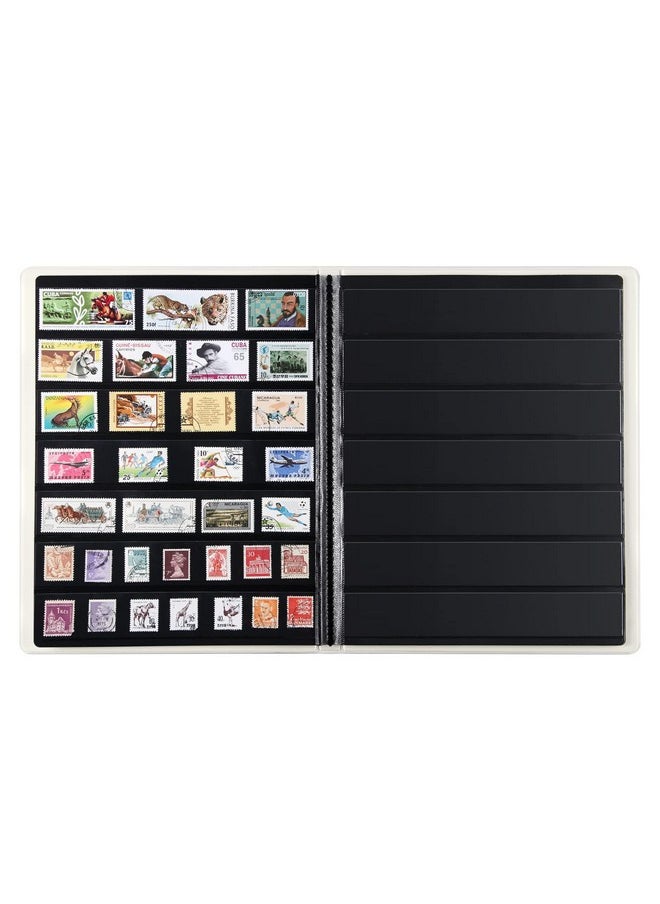 MUDOR MUDOR Stamp Collecting Album, 7 Rows Pockets Stamp Book for Collectors, 10 Sheets Stamp Stockbook  - Image 3