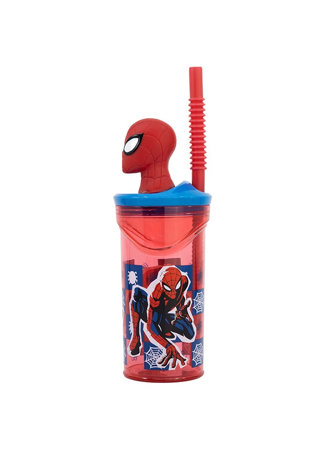 STOR - Marvel Tumbler 3D Fig. 360ml Spiderman - Image 1