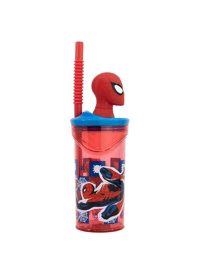 STOR - Marvel Tumbler 3D Fig. 360ml Spiderman - Image 1