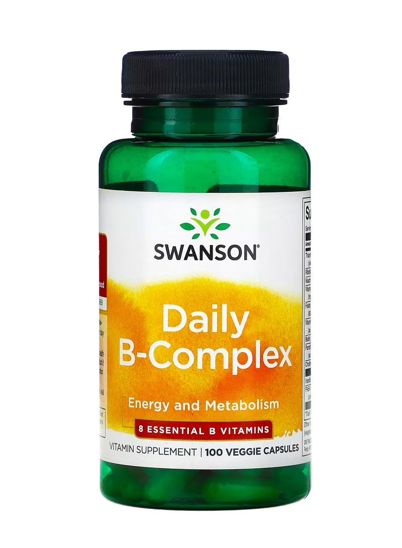 SWANSON Daily B-Complex, 100 Veggie Capsules