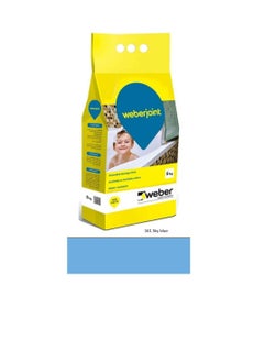 Weber Weber Cement Based Pre Mixed Tile Joint Grout Multi Colors SKY BLUE  - Image 1