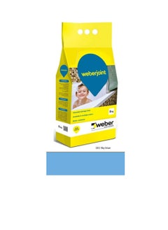 Weber Weber Cement Based Pre Mixed Tile Joint Grout Multi Colors SKY BLUE  - Image 2