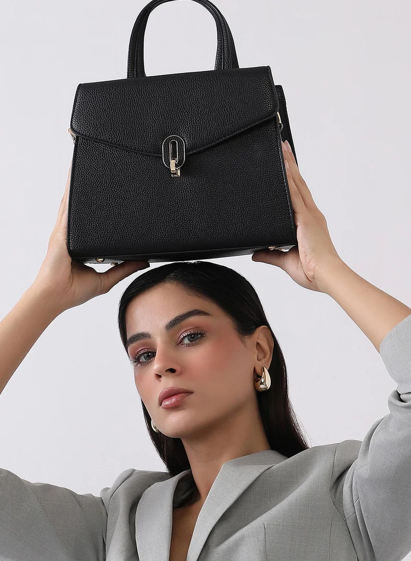 Haute Sauce Top Handle Flap Bag