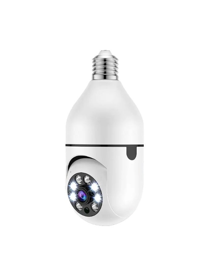 WiFi Home Security 360° Mini Bulb Camera – Wireless Smart Light Bulb Cam with CMOS Sensor, Zoom Support, Night Vision & Mobile App Control - Image 1