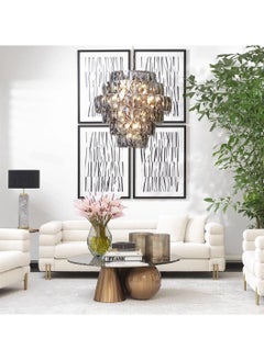 York Cream Boucle Brushed Brass Sofa 230cm in Cream Color Boucle Fabric Sofa