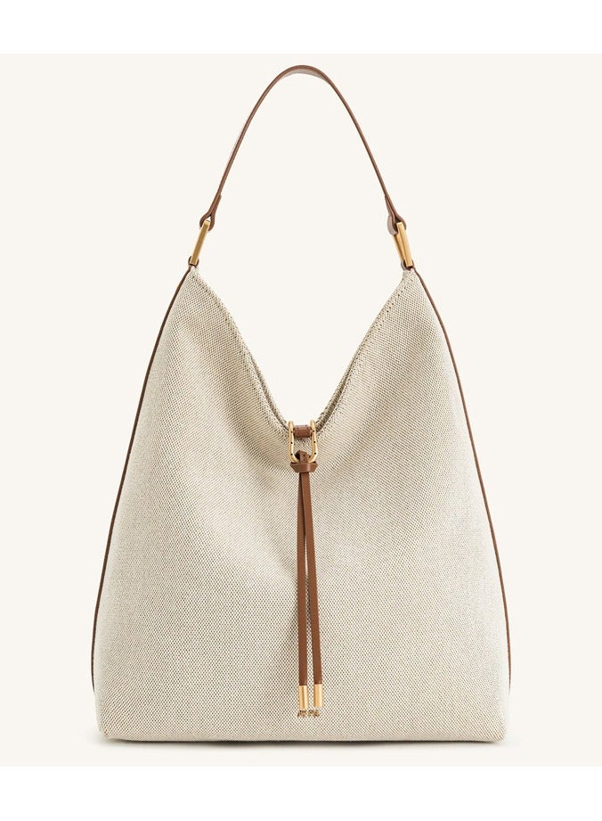 JW PEI JW PEI Tote Bag - Hobo Bag with Spacious Capacity, Effortlessly Chic Shoulder/Chest Bag —Light beige 