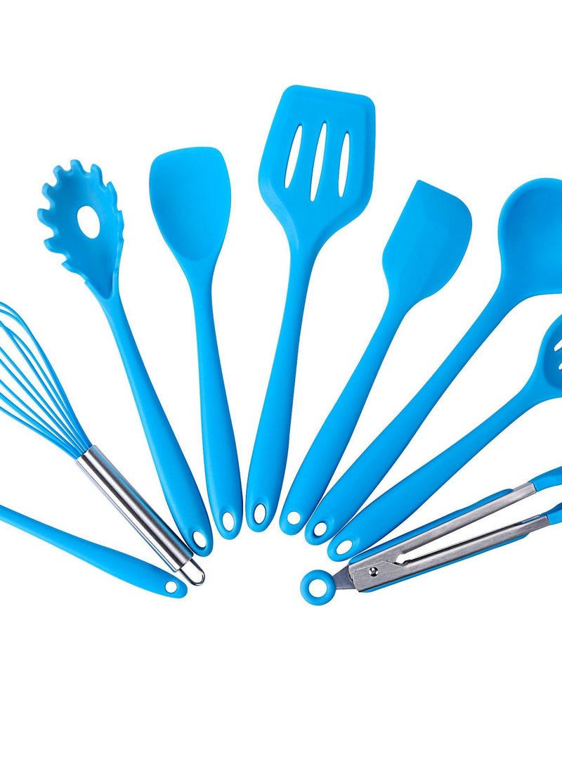 Silicone Kitchenware 10 Piece Set Non Stick Pot Set Kitchen Tools Baking Utensils  - Image 1
