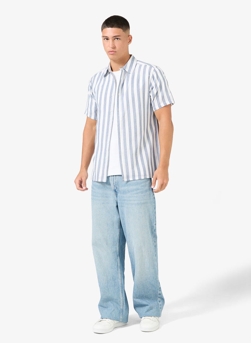 سفنتي فايف قميص كلاسيكي بقصة عادية - Image 4