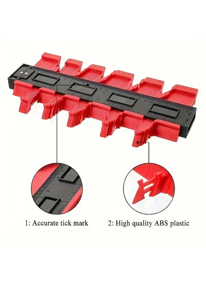 ProFile Adjustable Contour Tool 10 Inches Retractable Plastic Scriber for Precise Measurement - Image 5