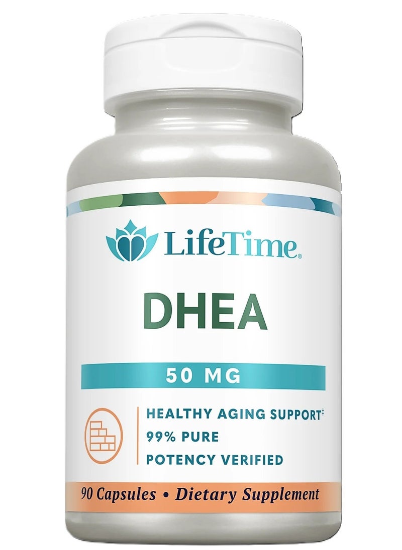 Lifetime - DHEA 50 mg 90 Capsules - Image 1