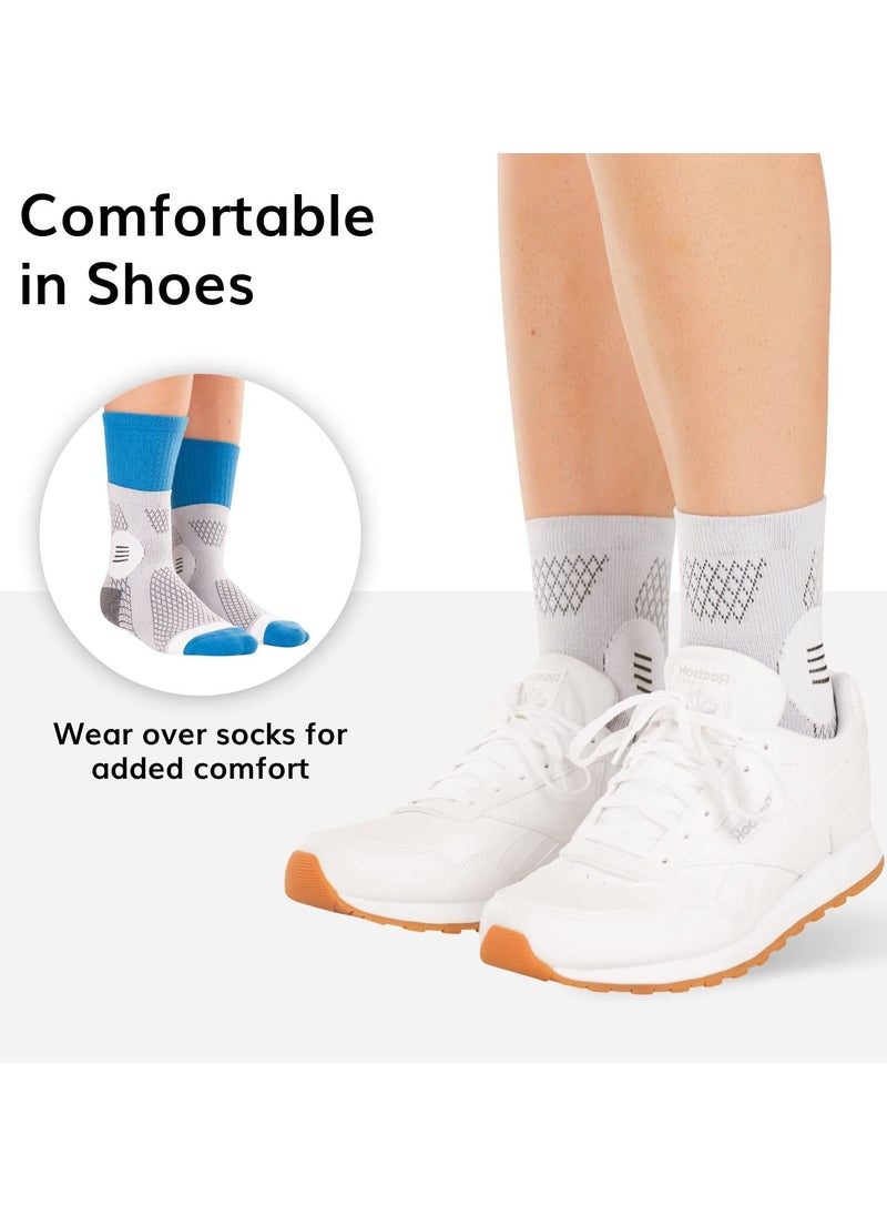 SYOSI - Neuropathy Socks, Ankle Compression Sleeve Support Brace Socks, Arch Support Socks Heel Spur Relief Products Leg & Foot Supports Plantar Fasciitis Night Sock for Women (L - 1 Pair) - Image 1