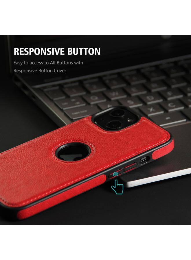 اس-توب جراب هاتف iPhone 13 Pro مصنوع من الجلد ومزين بخياطة - Image 2