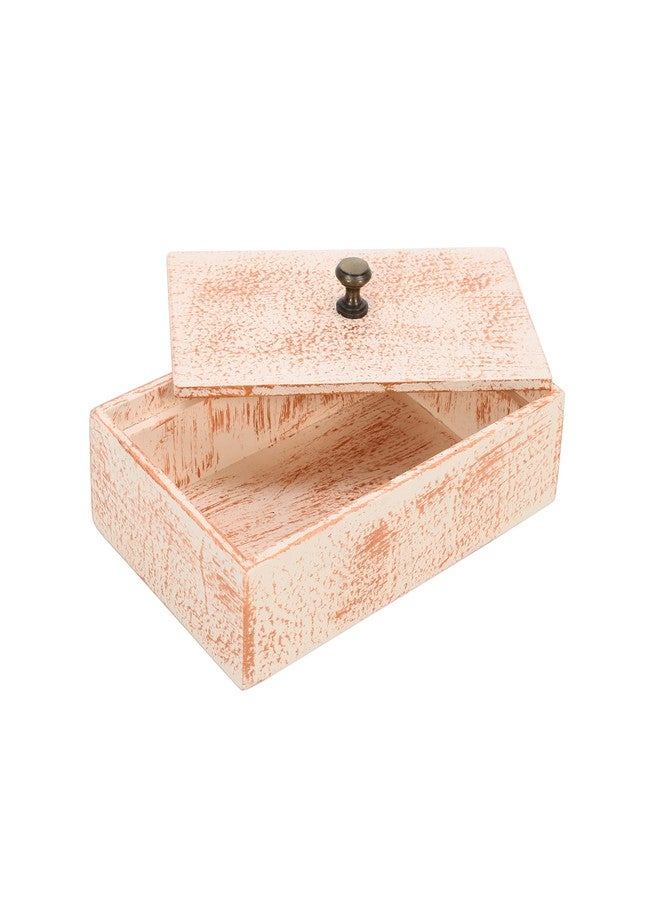 Woodee MDF Wooden Storage Box for Kitchen or Dining Table | Single Compartment for Salt & Pepper - Image 4