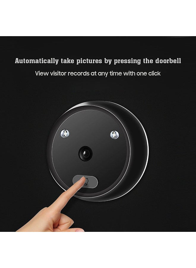 Generic - Doorbell Door Viewer Camera Door Peephole Door Camera Doorbell with Wireless Monitor Live View Available Digital Night Vision Photo Shooting Digital Door Monitoring - Image 1