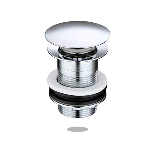 MLD Anti cockroach trap Full Thread Stainless Steel Pop Up Push Up Waste Coupling for Wash Basin Size 3 inchs 32 mm colour Silver (Chrome) Pack of 1 - Image 2