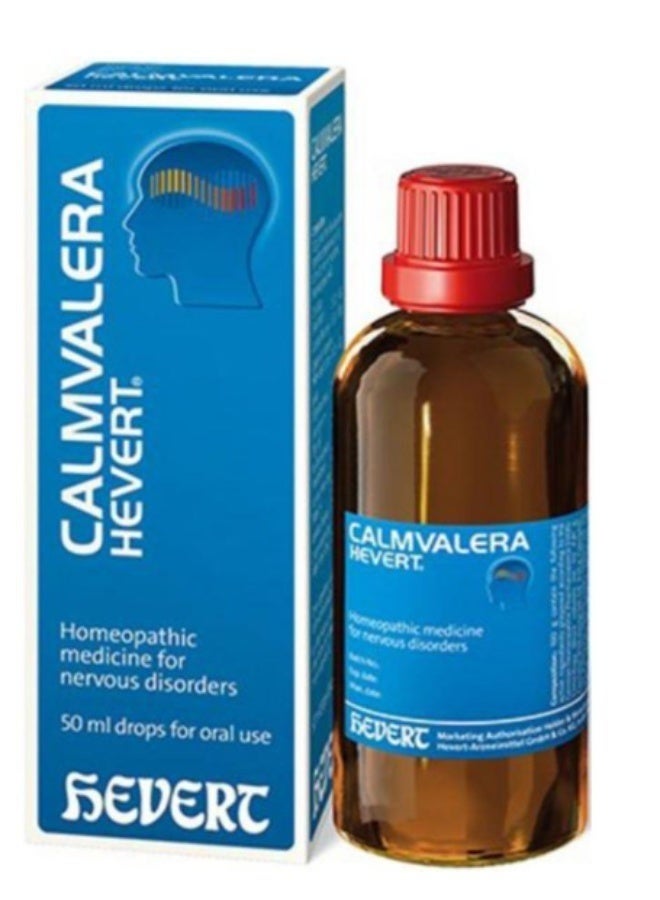 CALMVALERA HEVERT Homeopathic Drops for Nervous Disorders, 50ml