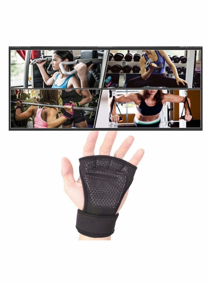 KASTWAVE Breathable Weightlifting Gloves, Built-In Wrist Strap, Full Palm Protection and Extra Grip, Suitable for Pull-Ups, Cross Training, Fitness, Weightlifting And Cycling - Image 3