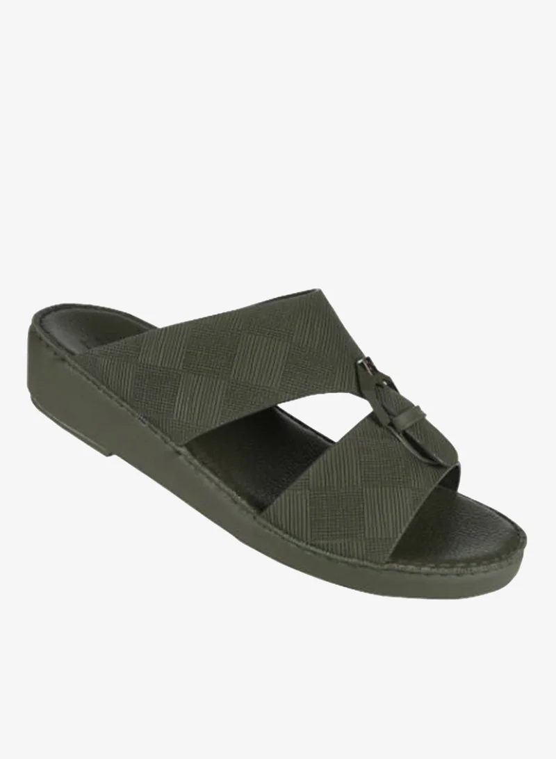 Barjeel Uno Mens Arabic Sandals BSP1-59 Olive