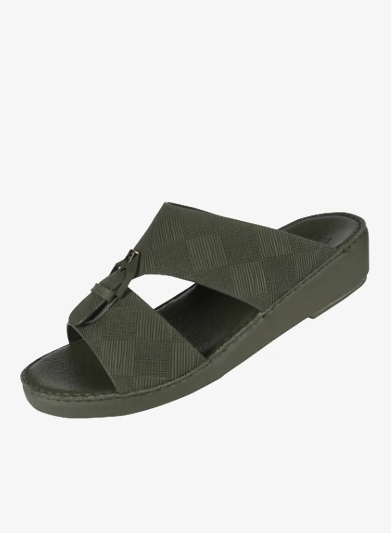 Barjeel Uno Olive Barjeel Uno Mens Arabic Sandals BSP1-59 Olive for Men | Best Price UAE