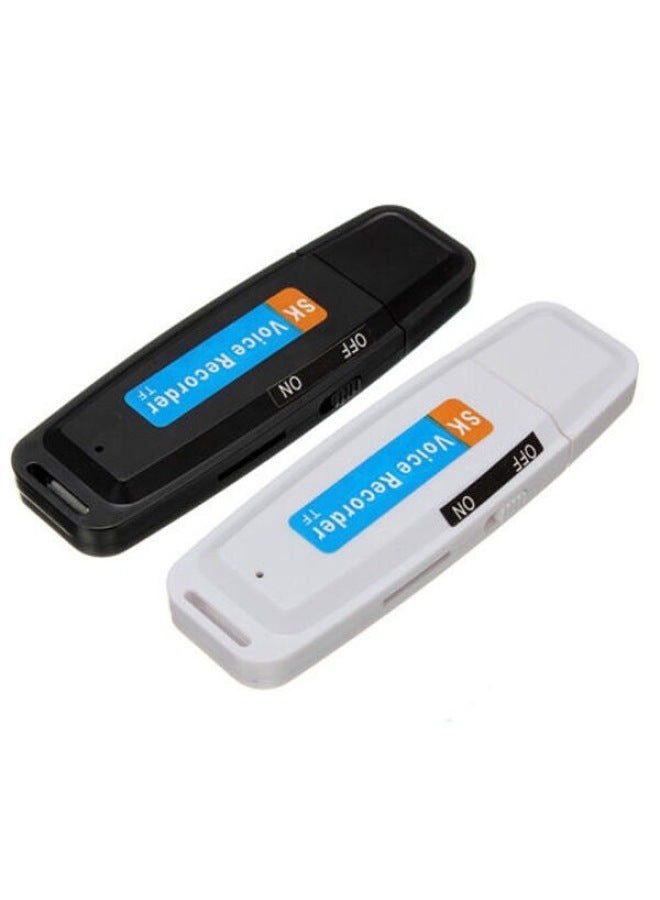 SK001 U Disk Card Reader Card Recording Pen Gifts-Color:Black - Image 1