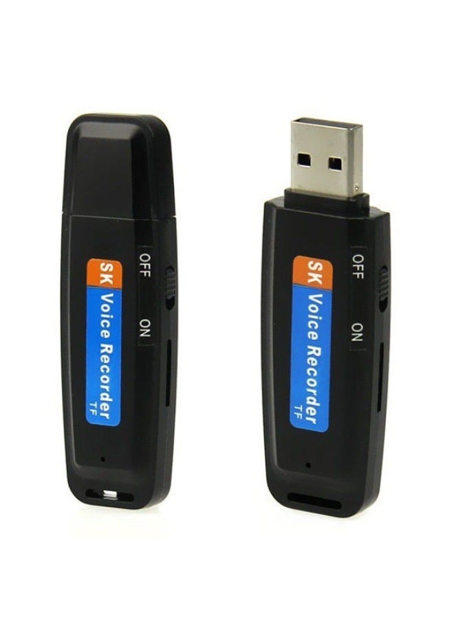 SK001 U Disk Card Reader Card Recording Pen Gifts-Color:Black - Image 4