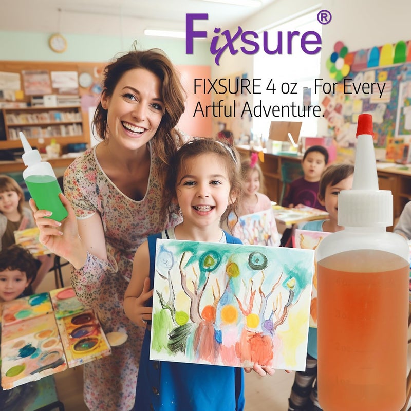FIXSURE Plastic Squeeze Bottles with Red Tip Cap, 4 Oz Squirt Bottle For Ketchup, BBQ, Sauces, Syrup, Condiments, Oil, Pancake, Cookie Decorating, Dressings, Travel, Camping, Lab, Arts and Crafts (2) - Image 5