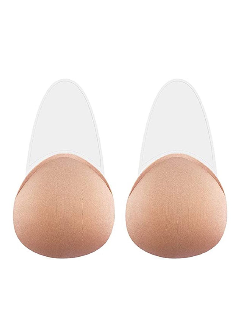 Excefore Adhesive Bra, Women Lift Invisible, Silicone Sticky Bra, Adhesive Bra Strapless Backless Sticky Bra Push Up Nipple Covers Pasties  - Image 1