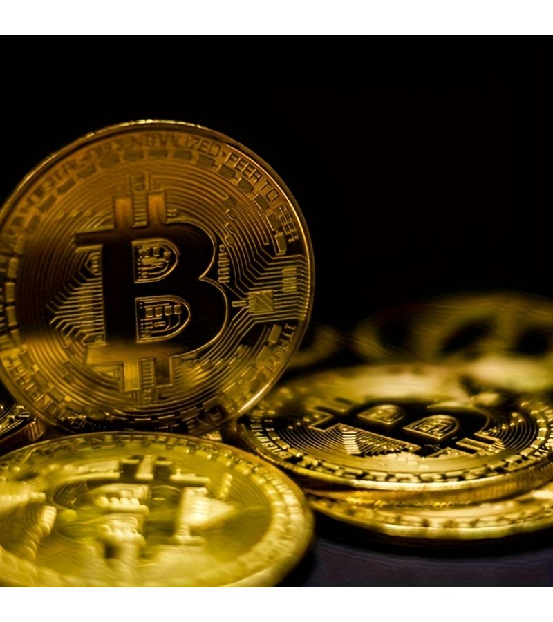 20 عملة بيتكوين (مجموعة مكونة من 10 عملات مع 10 علب) هدية حرفية ذهبية لهواة الجمع - Image 3