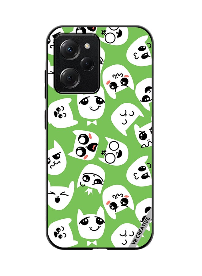 VR CREATIVE Protective Case Cover For Xioami Pcoo X5 Pro Doodle Cat Emoticons Design Multicolour - Image 1