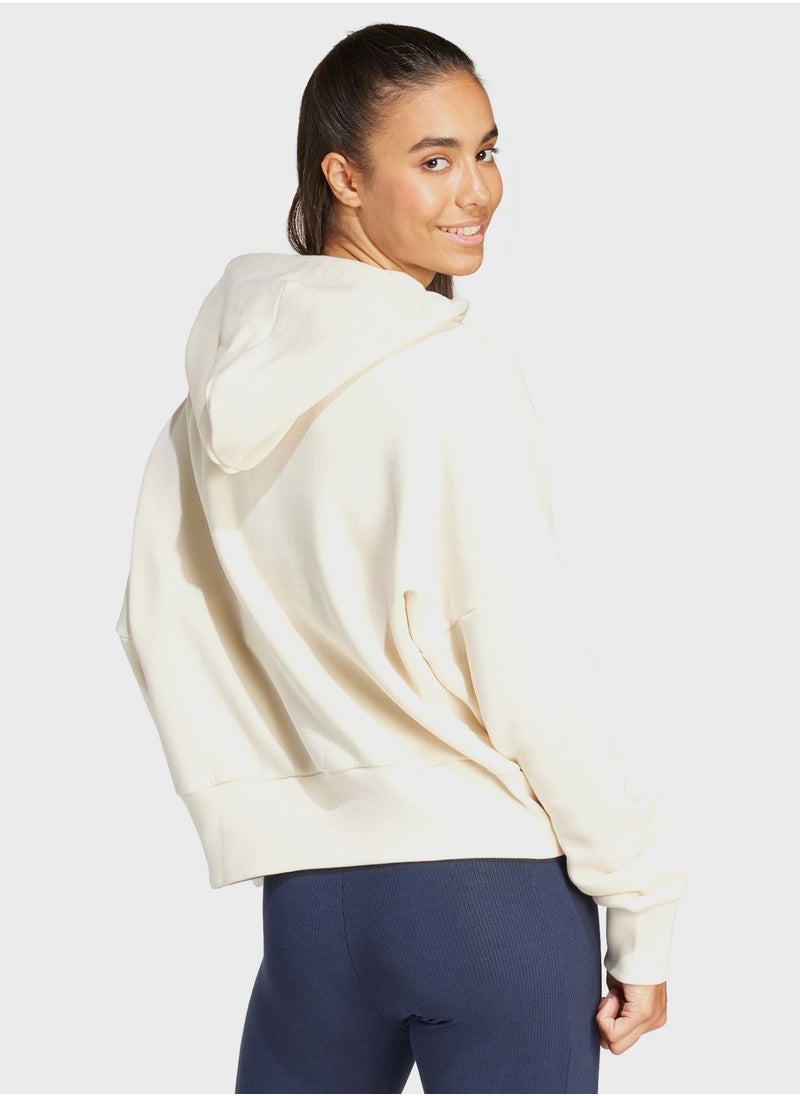 Adidas - Lounge French Terry Hoodie - Image 1