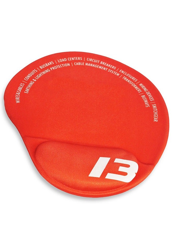 Mini Hand Mouse Pad With Gel Wrist Support Band , HD Print Pattern Desk Mat, Extended Mouse Pad and Keyboard Mouse Pads, Waterproof Fabric Surface Mouse Pads for Office, Anti-Slip Rubber Base - Image 3