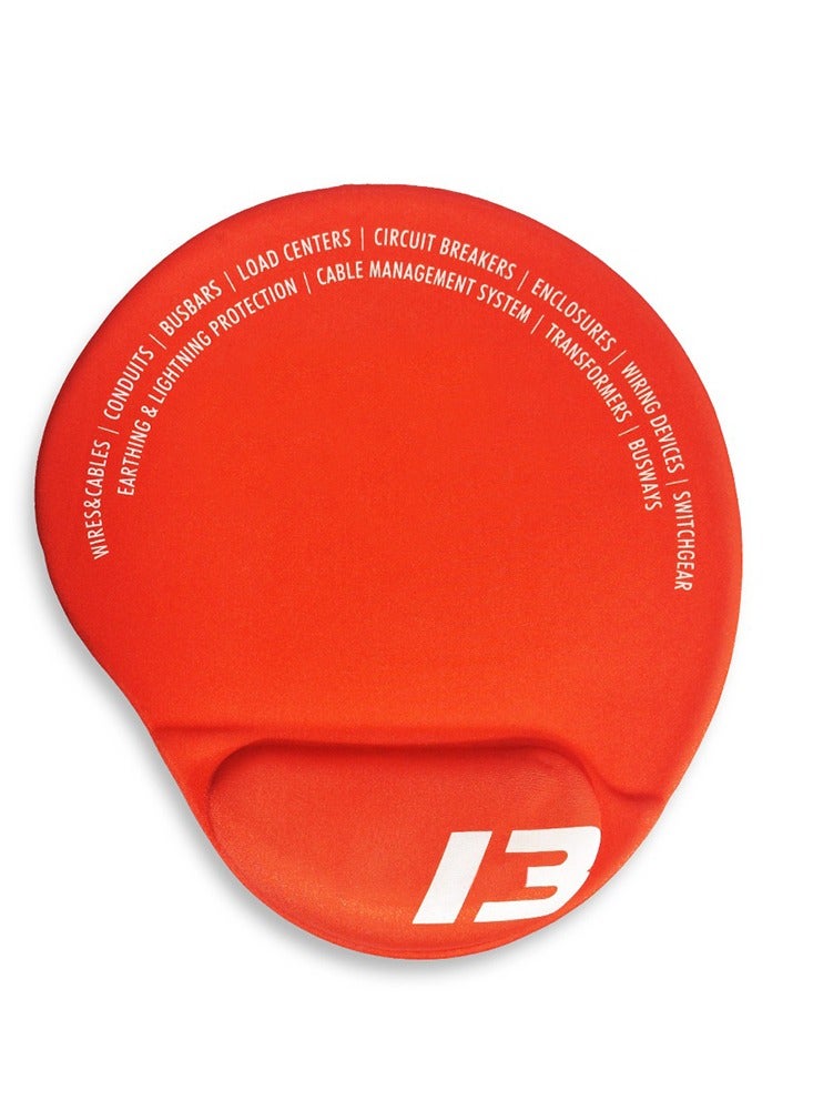 Mini Hand Mouse Pad With Gel Wrist Support Band , HD Print Pattern Desk Mat, Extended Mouse Pad and Keyboard Mouse Pads, Waterproof Fabric Surface Mouse Pads for Office, Anti-Slip Rubber Base - Image 1