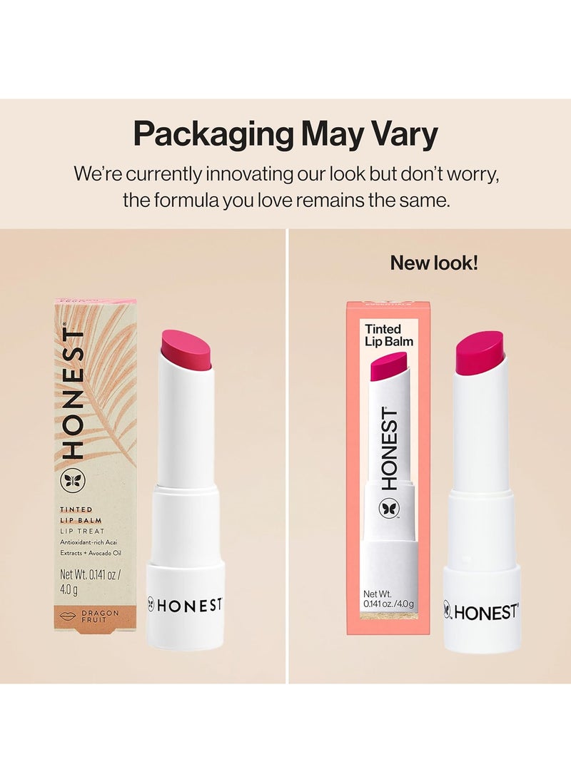 Honest Beauty Honest Beauty Tinted Lip Balm 4g Dragon Fruit  - Image 2