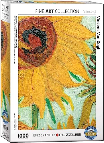 eurographics Sunflowers by Vincent Van Gogh 1000Piece Puzzle - Image 1