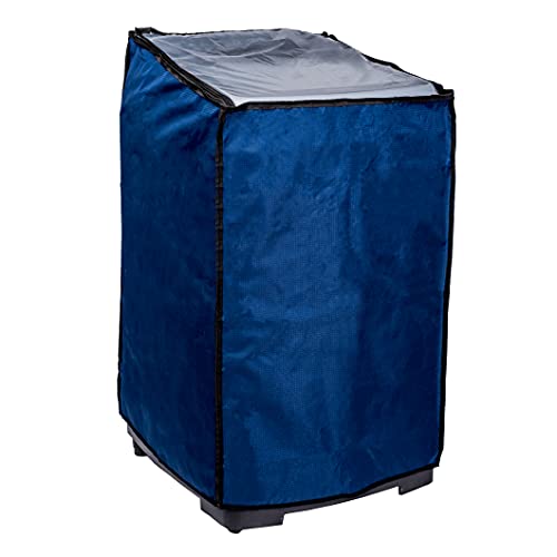 Vintage Pro Top Load Washing Machine Cover Suitable for IFB Back Panel 8 Kg, 8.5 Kg, 9 Kg 9.5 Kg, 10 Kg, 10.5 Kg, 11 Kg, 11.5 Kg, 12 Kg (63cms X 66cms X 99cms) Blue - Image 3