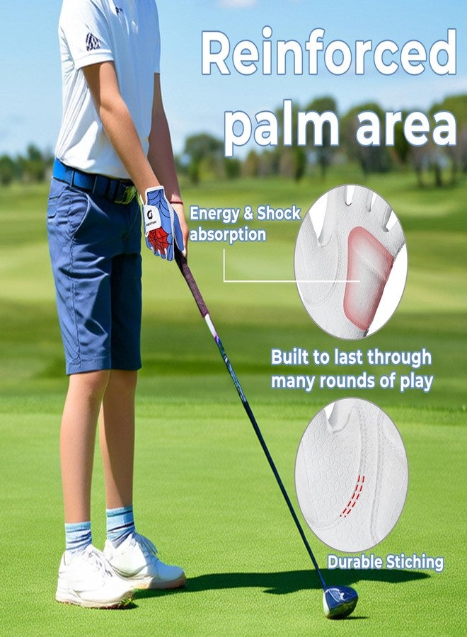 AIGEVTURE Kids Golf Gloves Junior Left Hand Children's Premium Youth Golf Gloves Boys Girls - Image 3