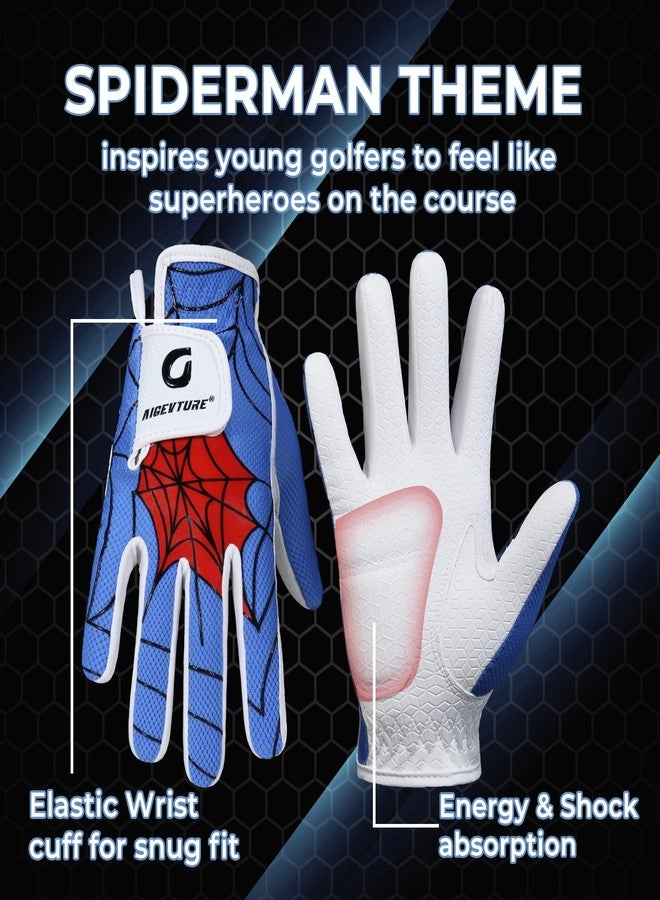 AIGEVTURE Kids Golf Gloves Junior Left Hand Children's Premium Youth Golf Gloves Boys Girls - Image 2