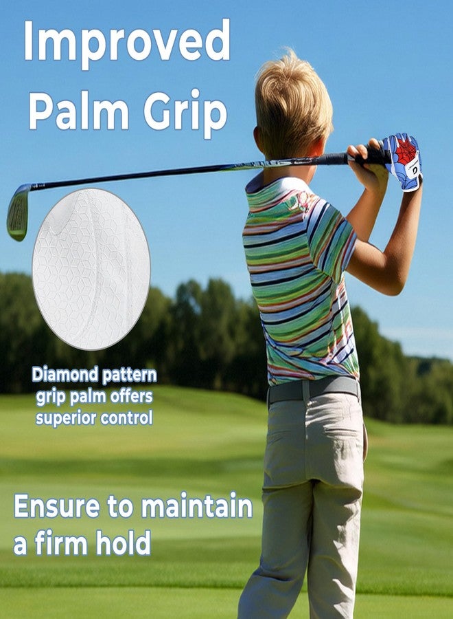 AIGEVTURE Kids Golf Gloves Junior Left Hand Children's Premium Youth Golf Gloves Boys Girls - Image 4