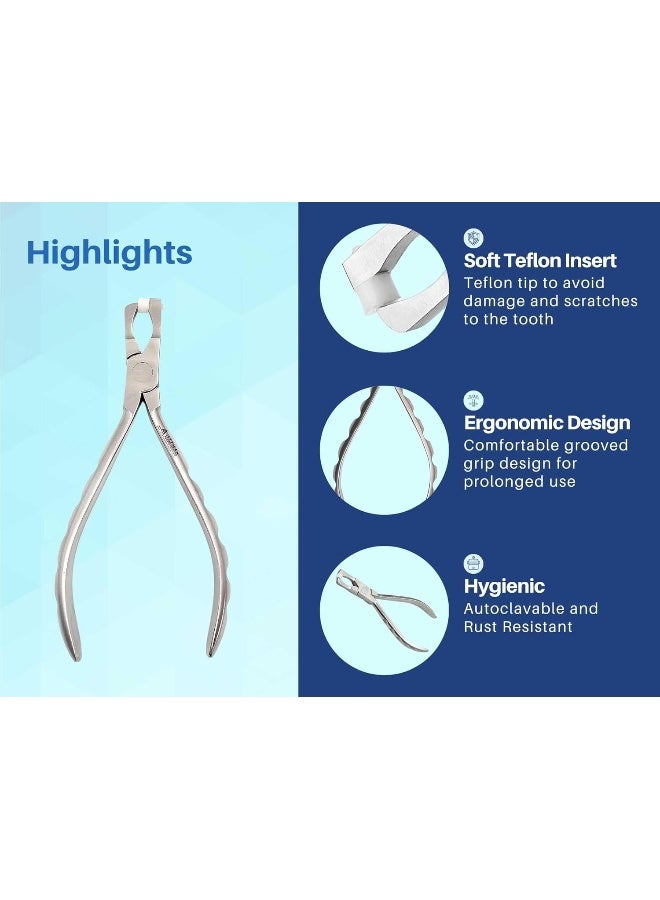 ARTMAN INSTRUMENTS Molar Band Remover Pliers – Orthodontic Braces Removal Tool – Stainless Steel, Autoclavable, Dental Braces Band Removing Pliers - Image 5