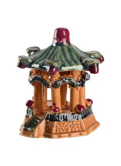 Saim Saim Ceramic Pavilion Aquarium Decor Pagoda Statue Aquarium Ornament Fish Hideout Shelter Cave Micro Landscape Aquarium Decoration Accessories - Small  - Image 4