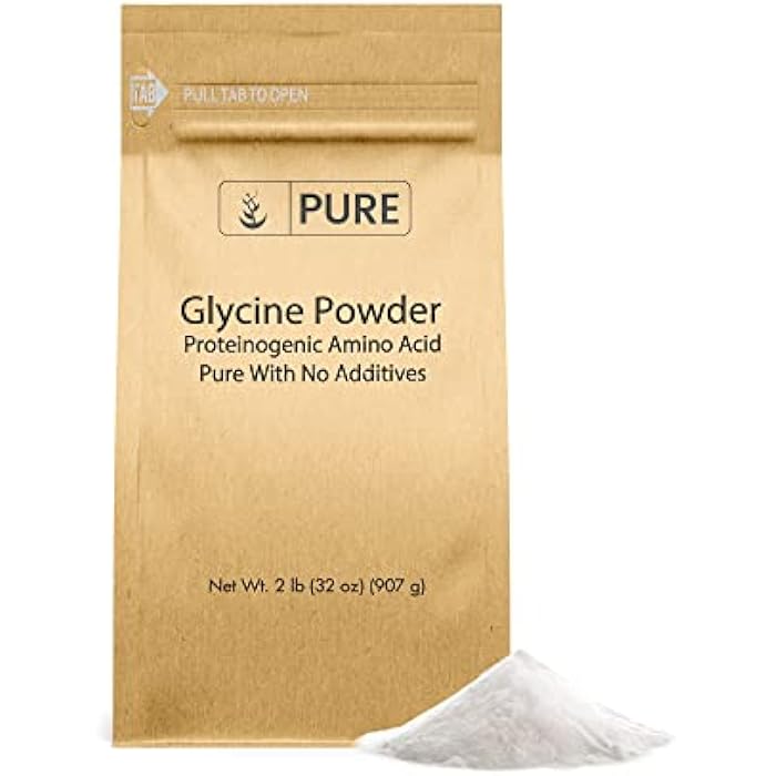 Pure Original Ingredients Glycine Powder (2lb) Non-GMO, Non-Essential Amino Acid, Allergen-Free - Image 1