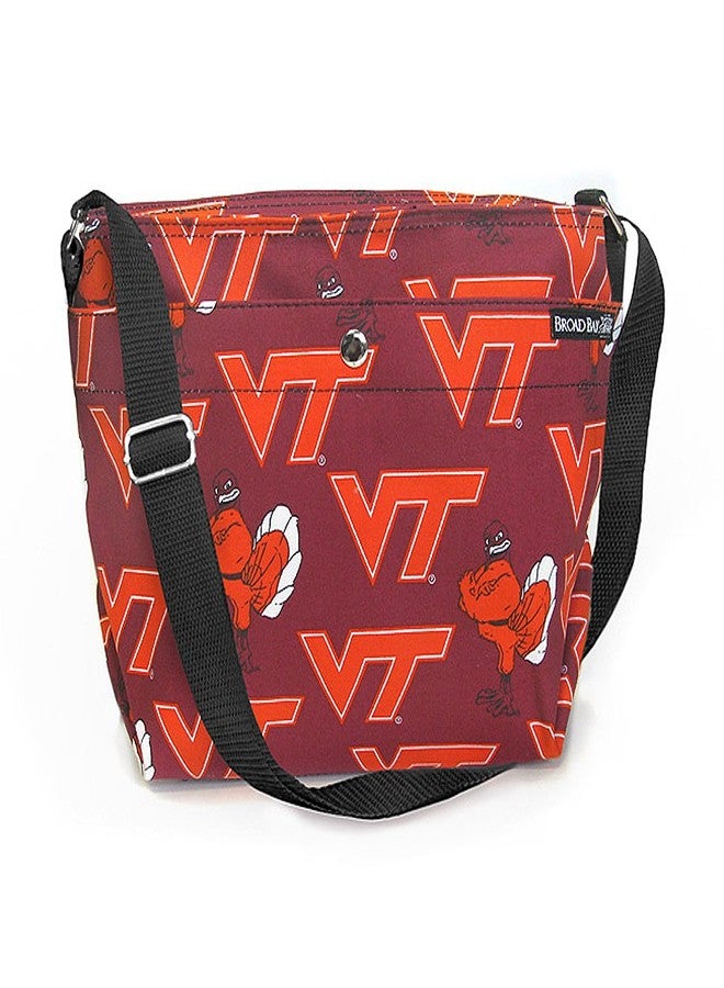 Broad Bay Virginia Tech Purse OFFICIAL VT Hokies Game Day Shoulder Bags for Women Her - Image 1