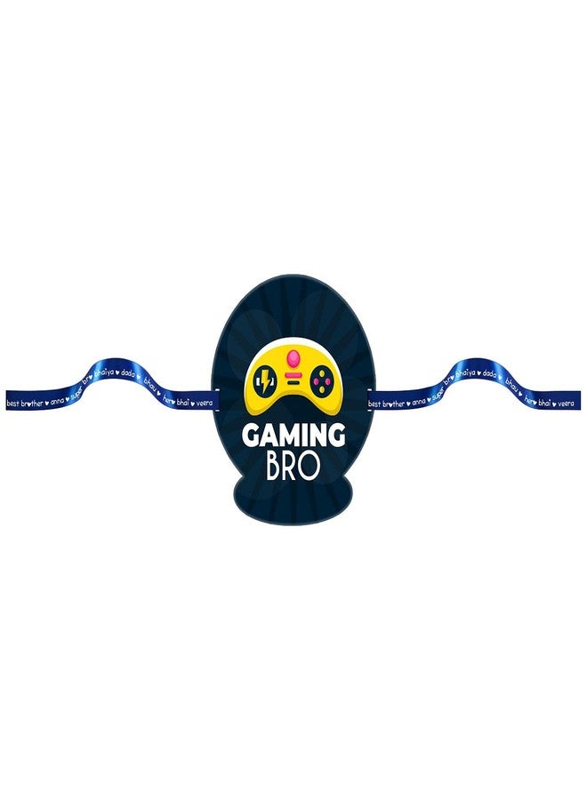 Raksha Bandhan Gifts for Brother Printed Cute Gaming Kids Bracelet Rakhi (RK0359_BZ) - Image 1
