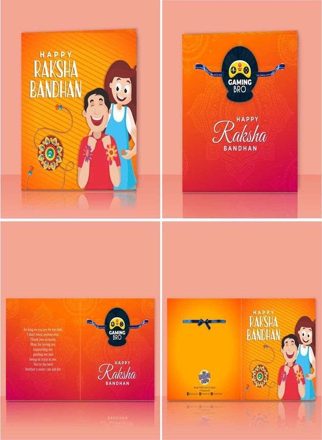 Raksha Bandhan Gifts for Brother Printed Cute Gaming Kids Bracelet Rakhi (RK0359_BZ) - Image 3