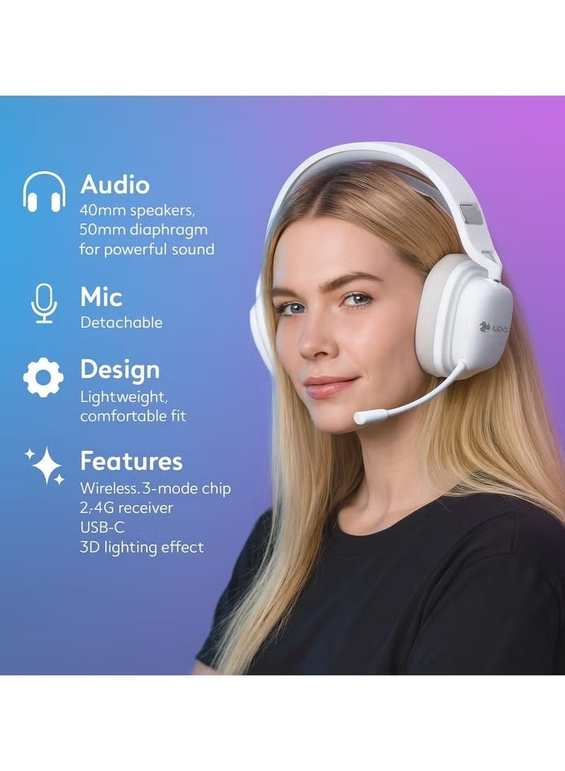 لوج سماعة الألعاب اللاسلكية G700 لأجهزة الكمبيوتر الشخصية وPS5 وPS4 وXbox وNintendo Switch والهواتف المحمولة - Image 2