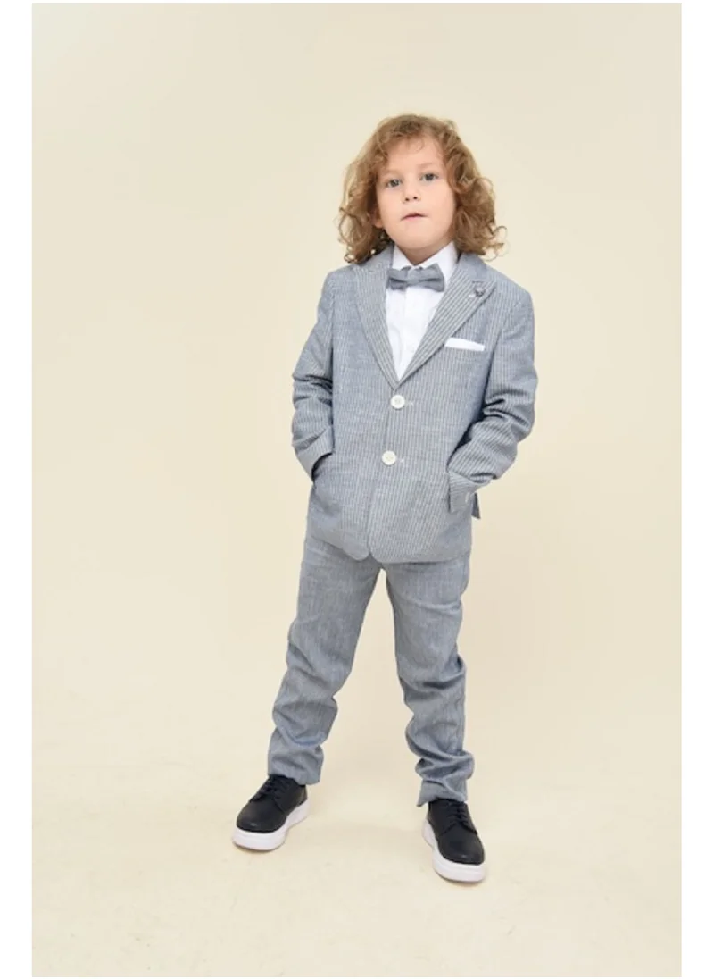 VIA BAMBINO Formal Boys Blue Suit 9078