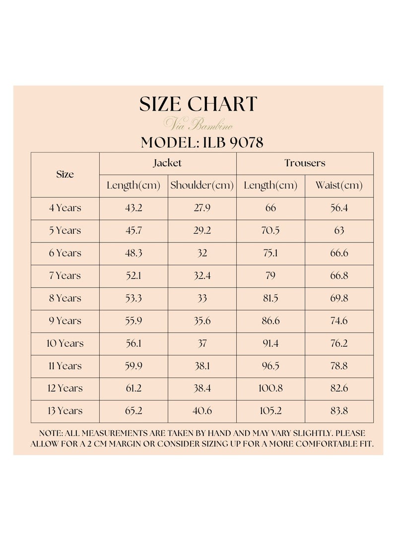 فيا بامبينو بدلة رسمية للأولاد باللون الأزرق 9078 - Image 3