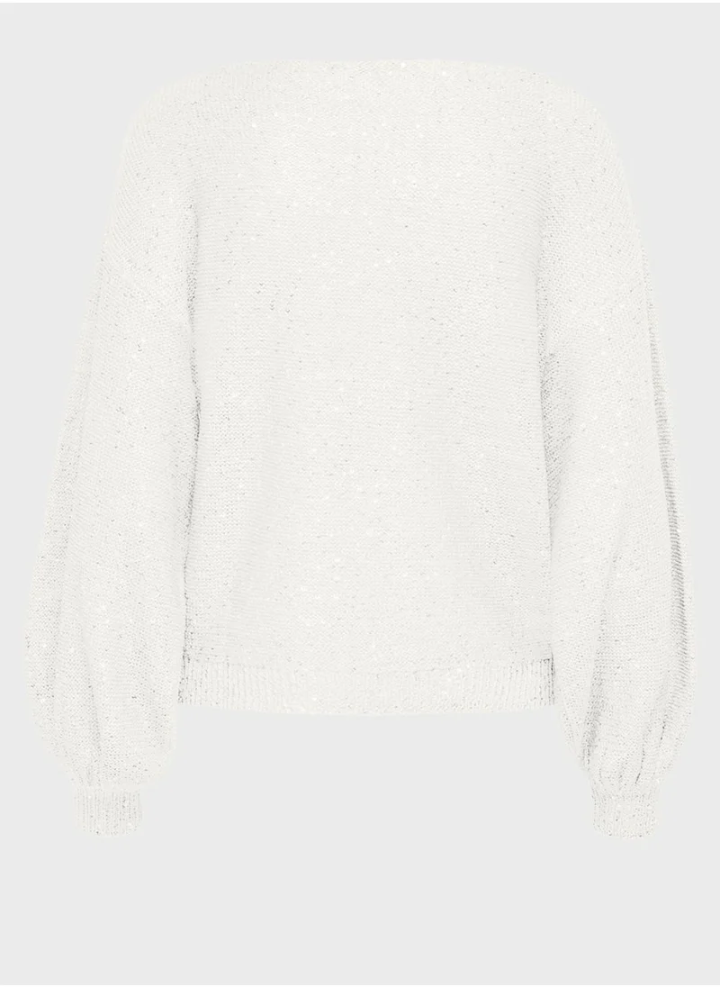 ONLY Sequin Sweatshirt